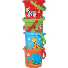 Bucket with Decoration 18cm  - Gowi Toys